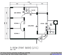 HDB 4-Room New Generation flat 5-Room